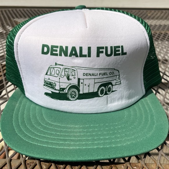 Vintage Denali Fuel Company Truck Hat SnapBack Mesh Trucker Alaska‎ Cap - Picture 1 of 7